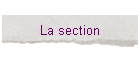 La section
