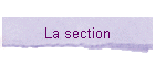 La section